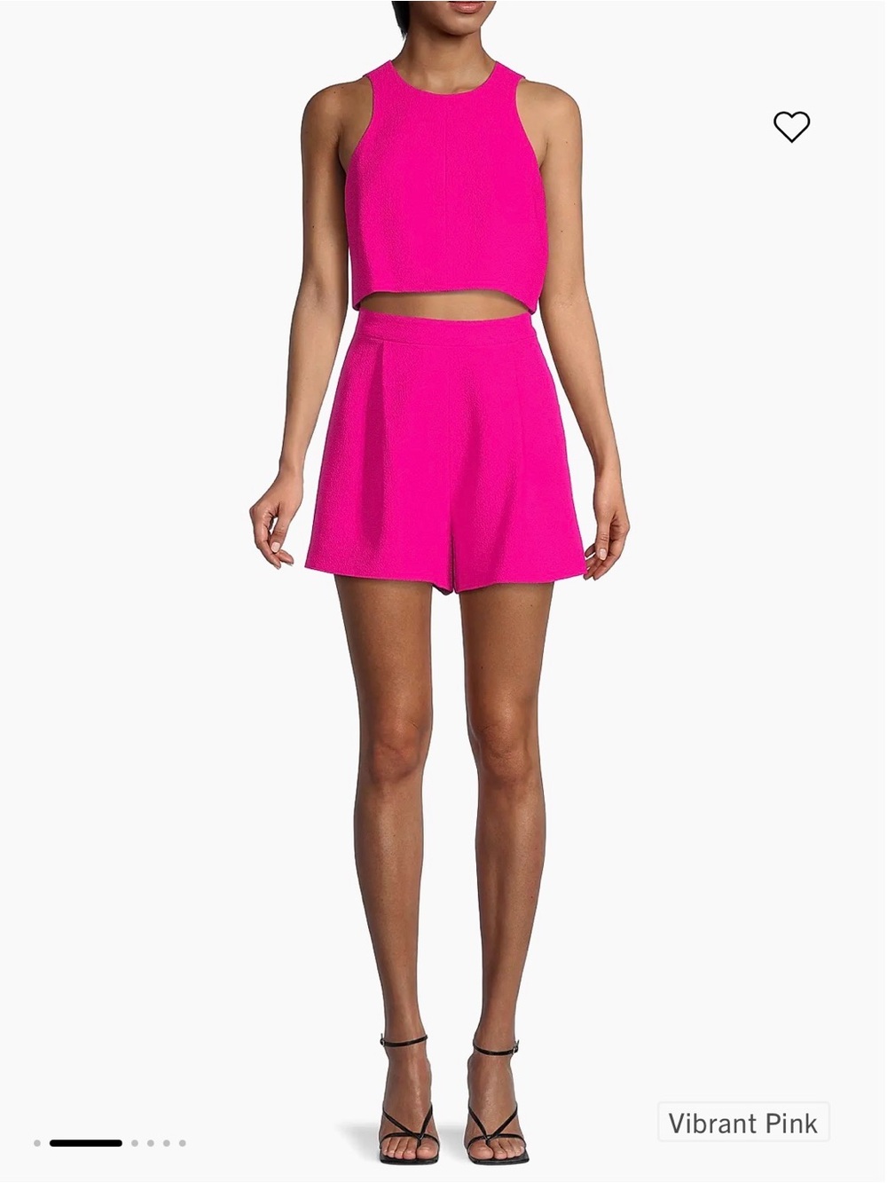 NWOT Black Halo two piece Sanibel romper